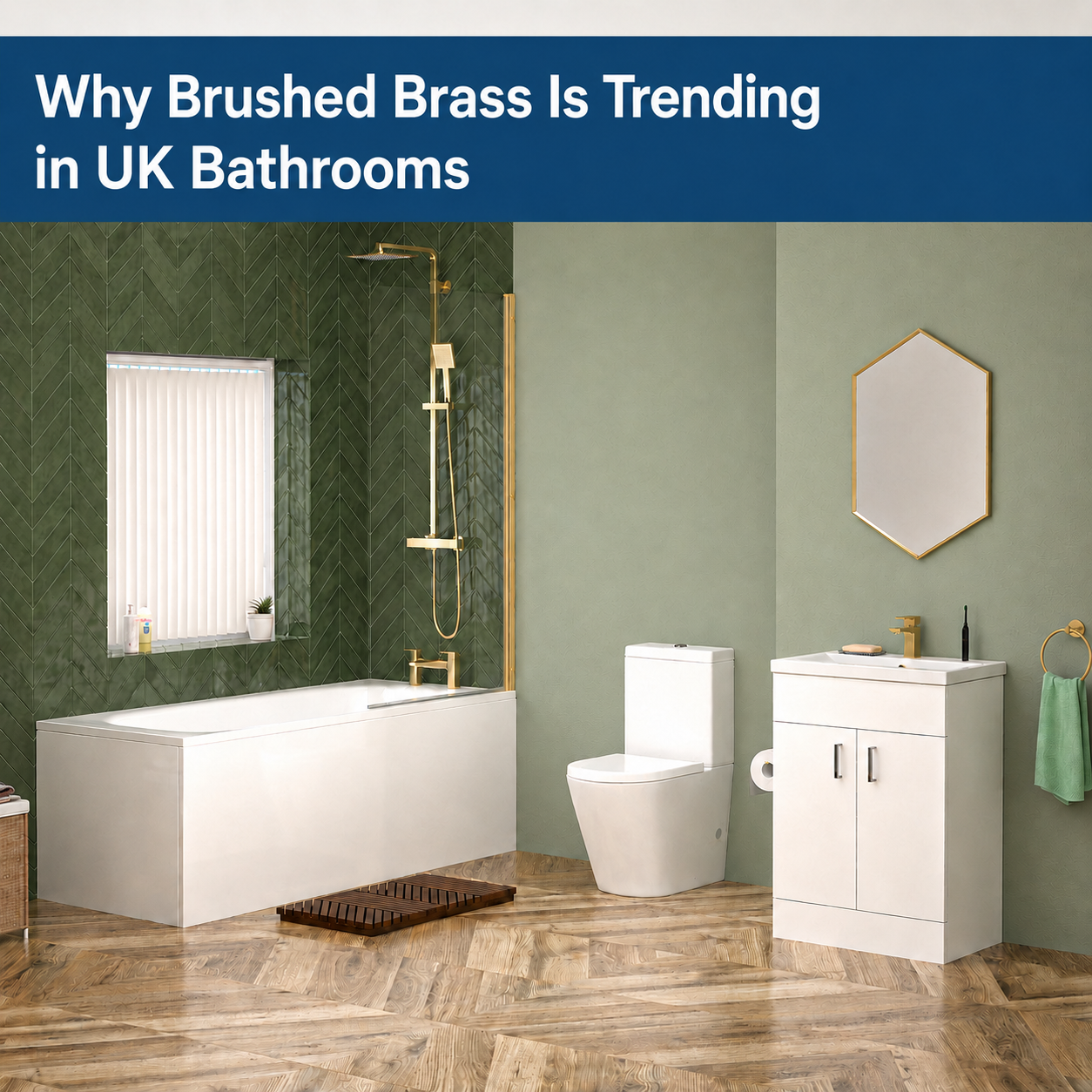 Upgrade Your Bathroom: Why Brushed Brass Is Trending in the UK