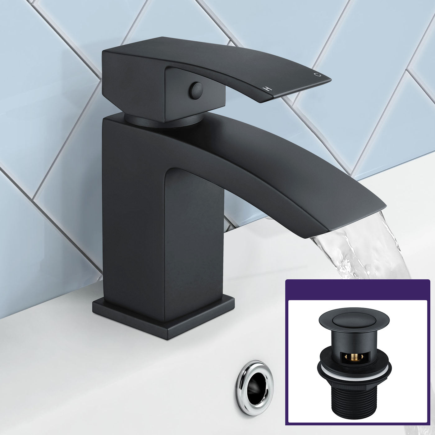 Basin Tap & Waste Set