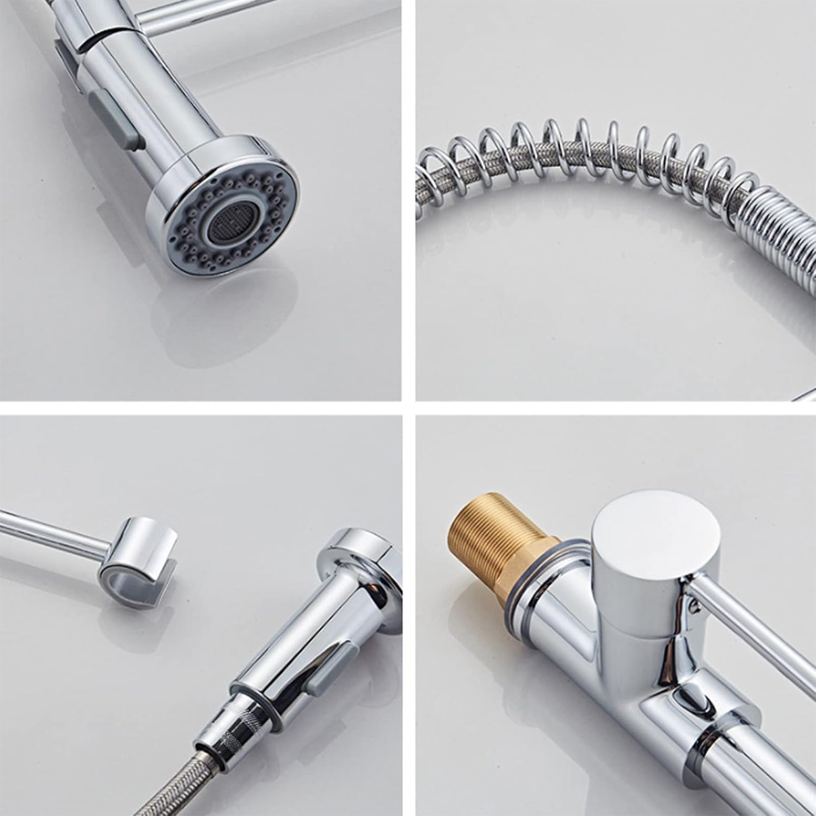 Modern Kitchen Sink Mono Mixer Tap With Pull Out Spray Spout