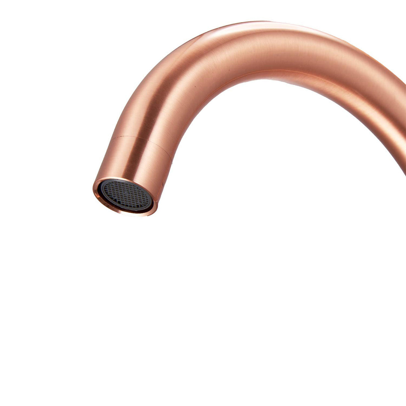 Traditional Copper Kitchen Mixer Tap With Swivel Spout