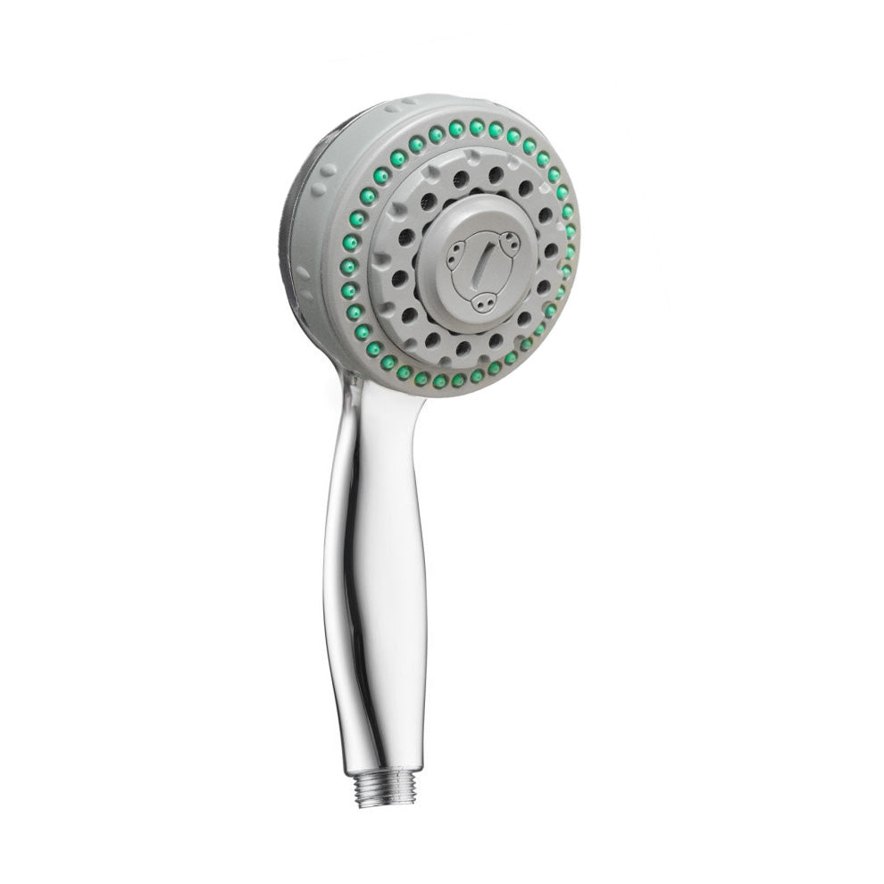 Chrome Large 5 Mode Multi Function Universal Round Shower Head Handset