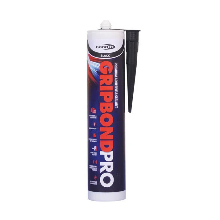 Bond It Gripbond Pro Hybrid Adhesive - Black