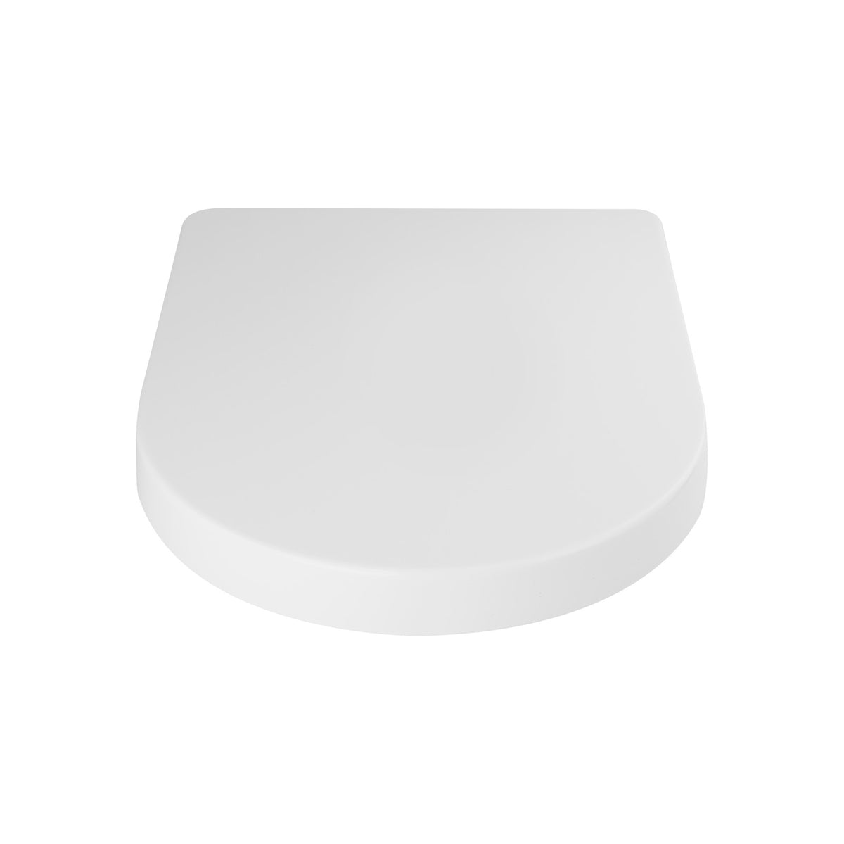 Soft Close D Shape Toilet Seat With Cover - Thick Design