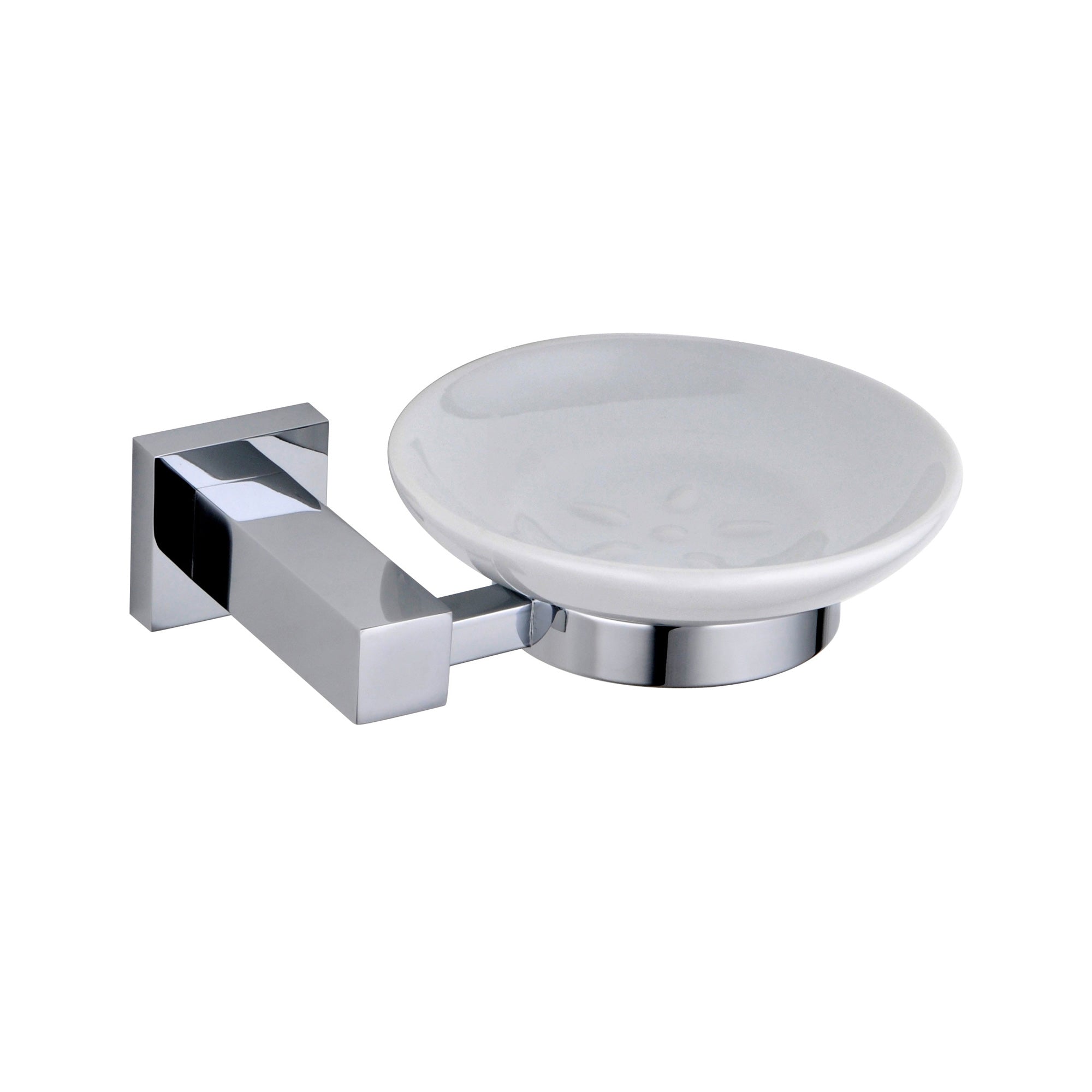 Modern Soap Dish & Holder Chrome