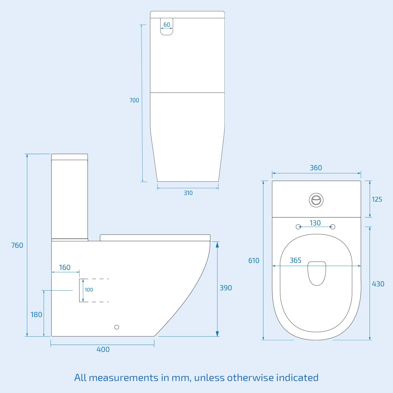 Oakham Close Coupled Toilet & Soft Close Seat