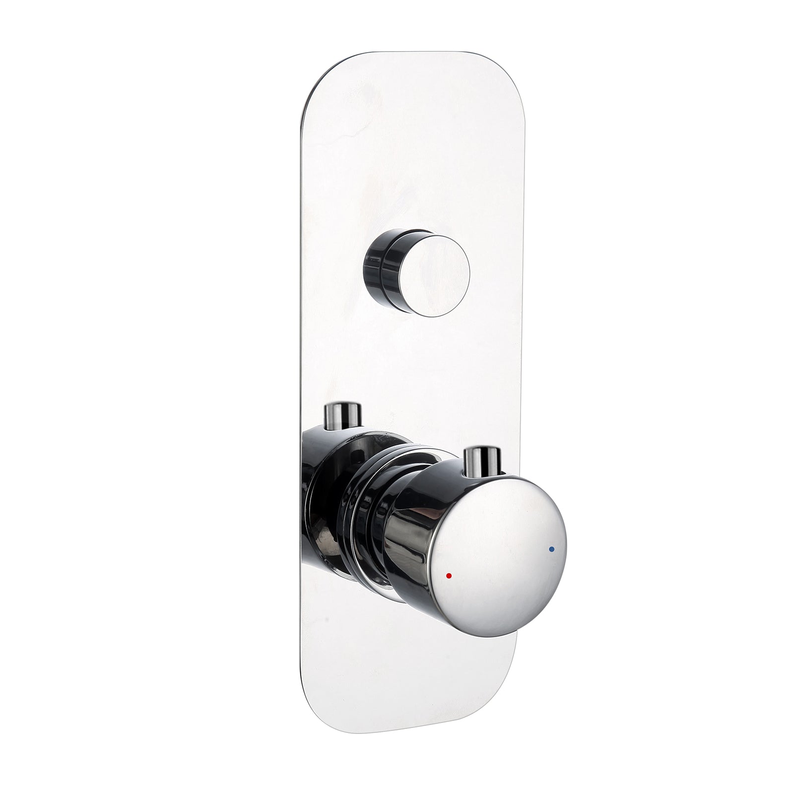 Modern Shower Thermostatic Concealed Push Button One-Dial One-Way Mixer Valve