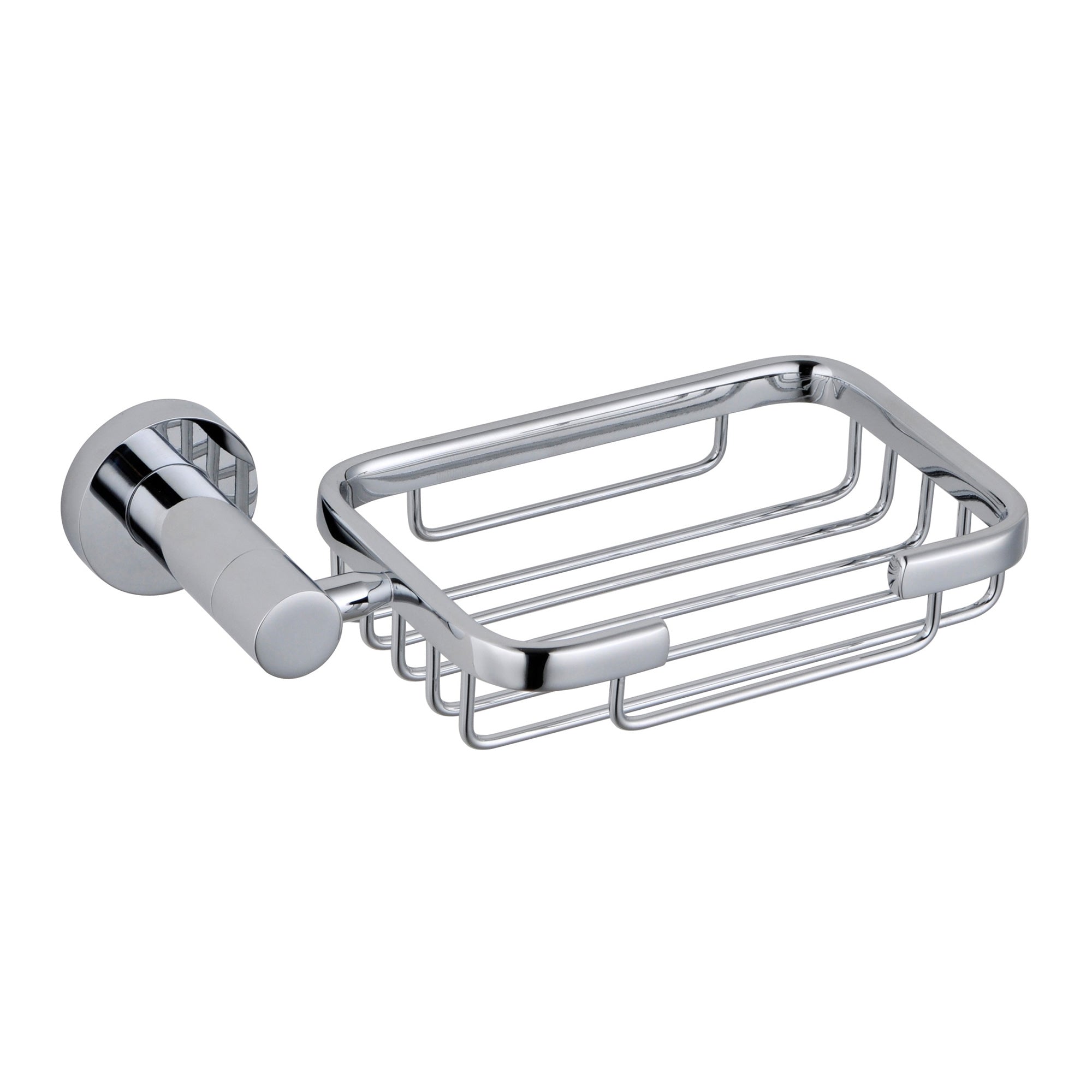 Square Soap Dish & Holder Chrome