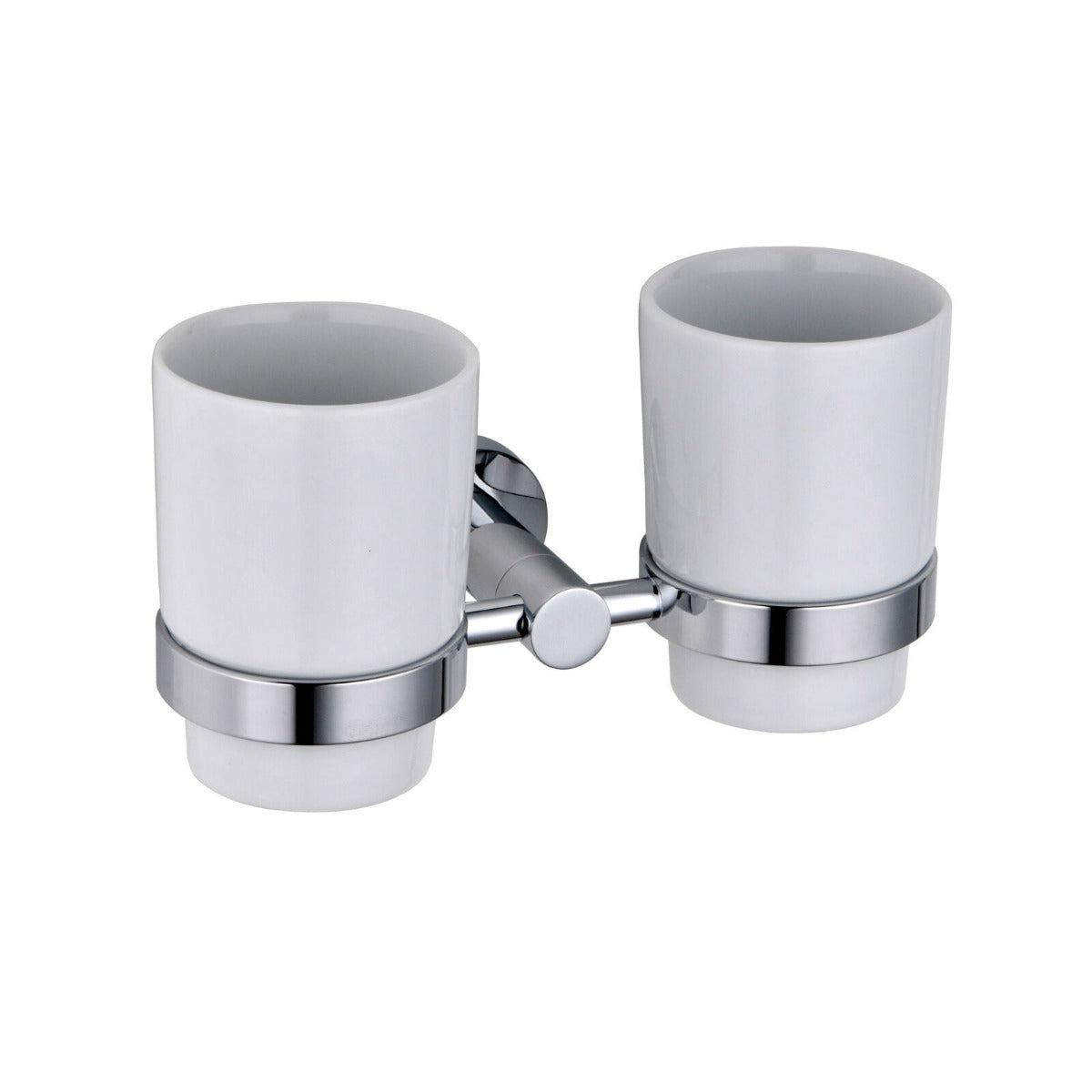 Double Glass Tumbler & Toothbrush Holder