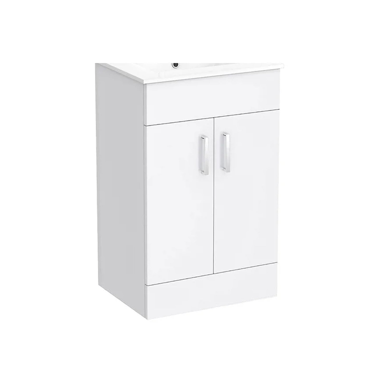 Nanuya 500mm Freestanding White Vanity Unit (Excluding Basin)