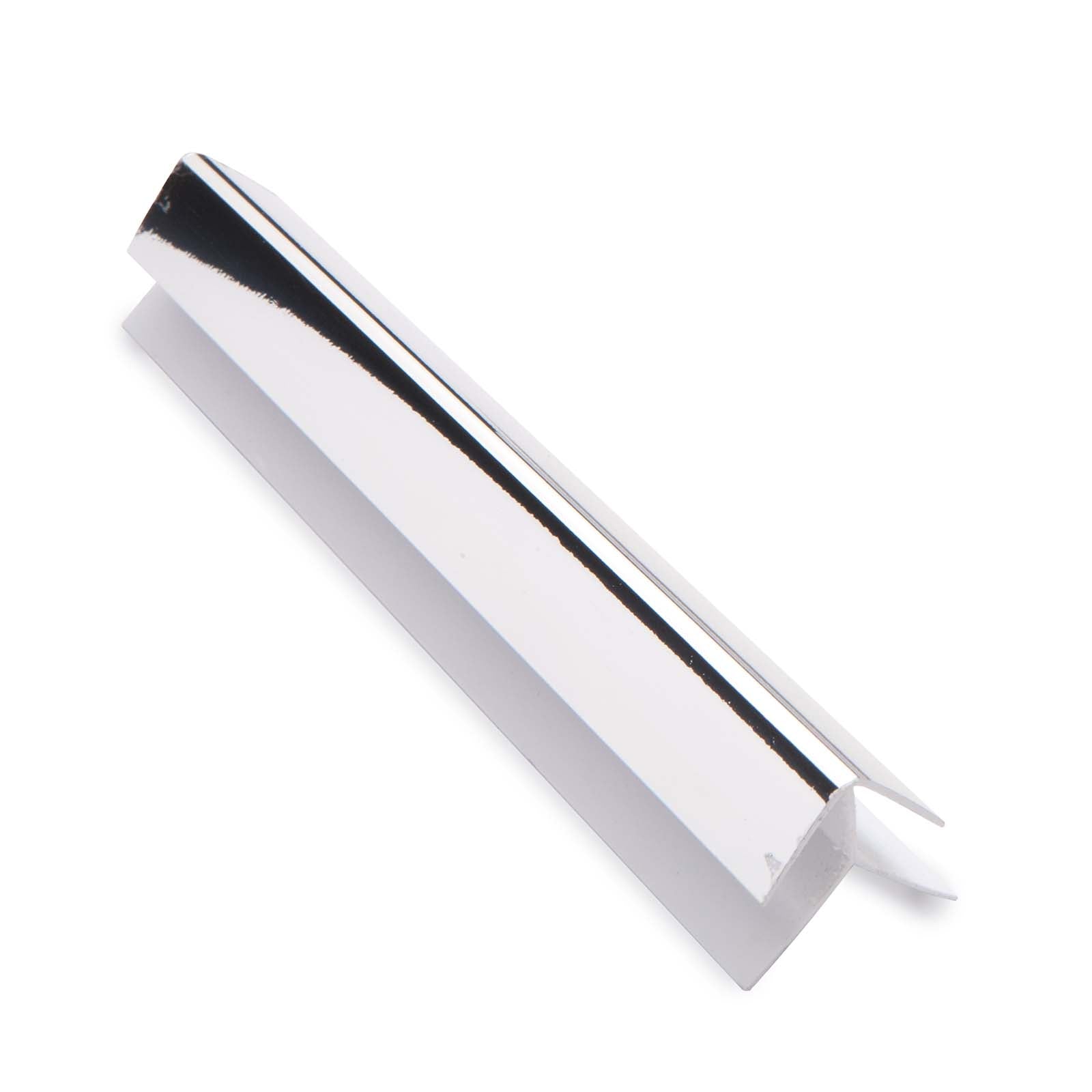 Bathroom Chrome 6mm Trim For Shower Wall Panels PVC Cladding 2700mm