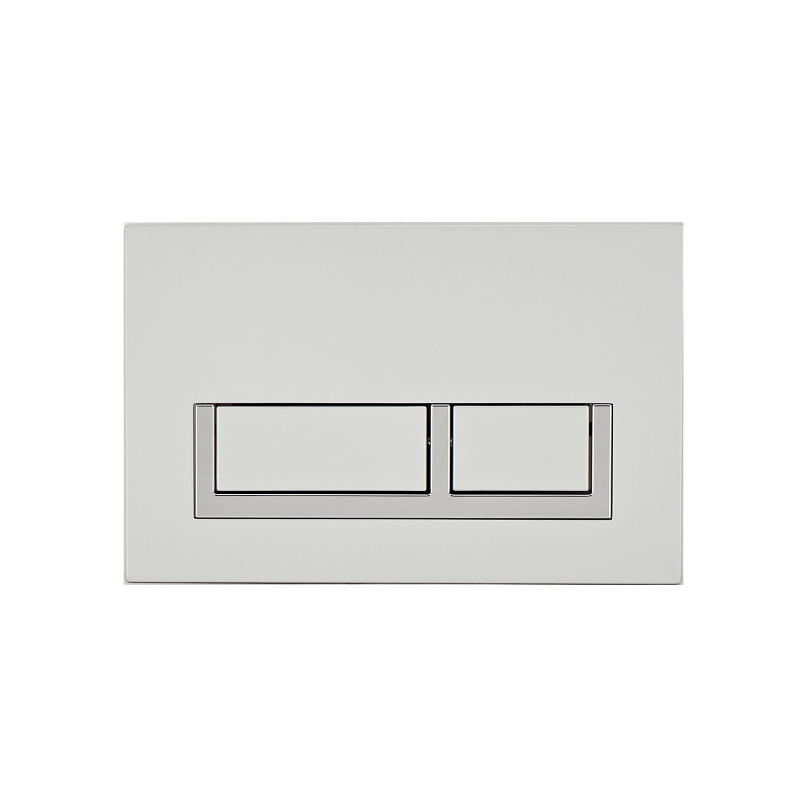 Dual Flush Concealed Cistern With Chromed Square Flush Plate