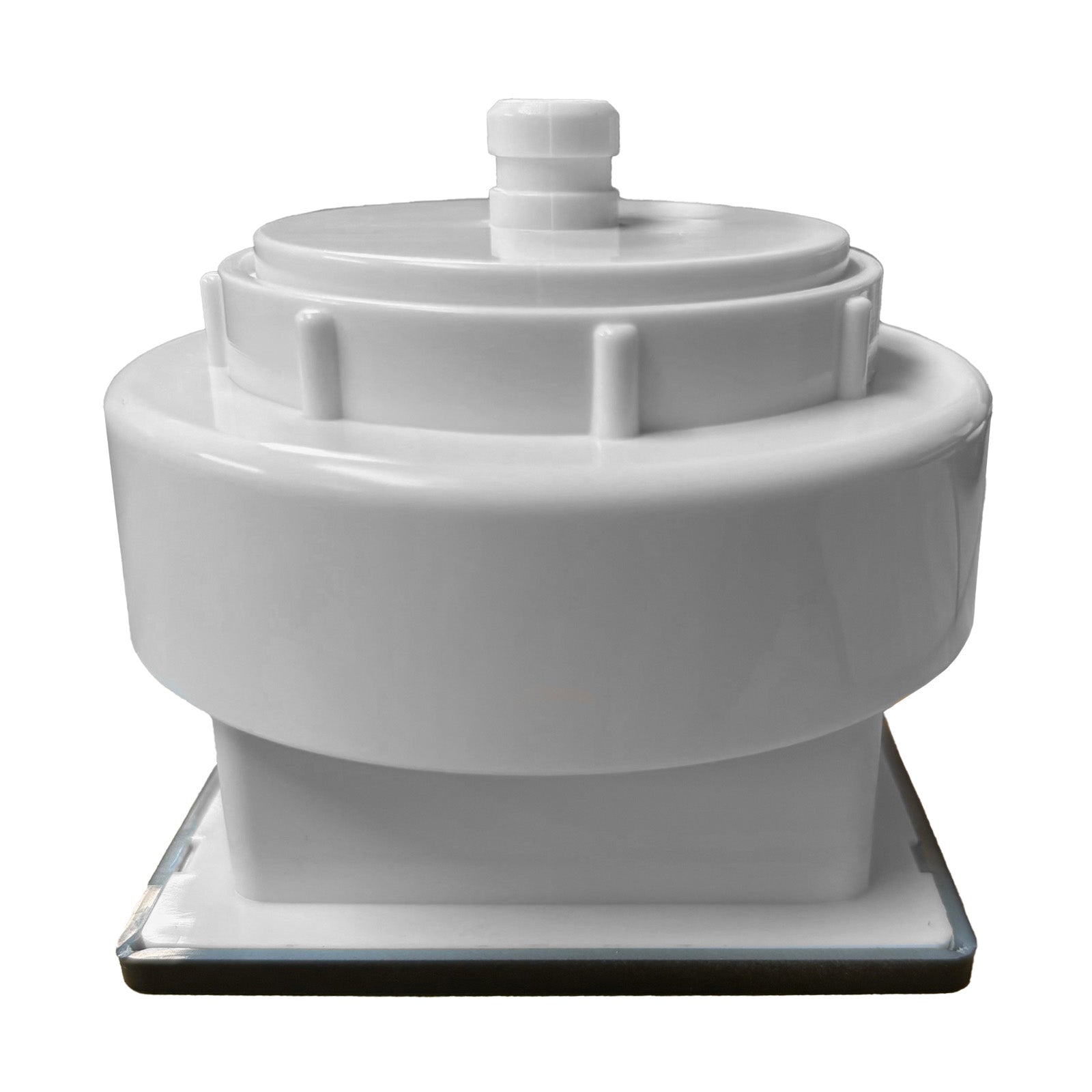 Matte Black Square WC Push Button