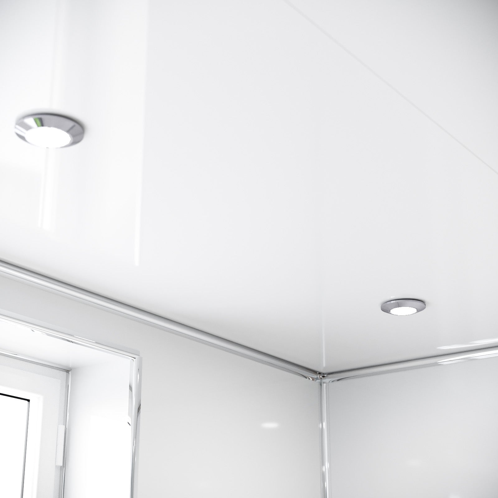 PVC Panel Gloss White 250mm X 2700mm X 5mm (Pack Of 4)