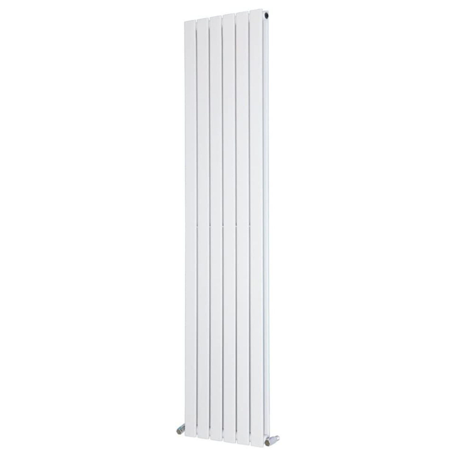Designer Radiator 1800 X 410 mm Vertical Double Oval Tube White
