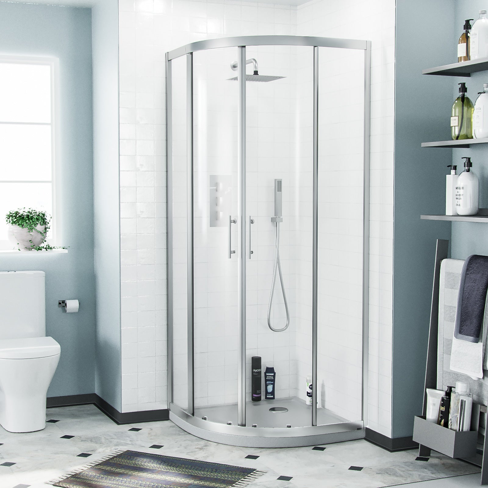 Saturn Quadrant 800 Corner Shower Enclosure