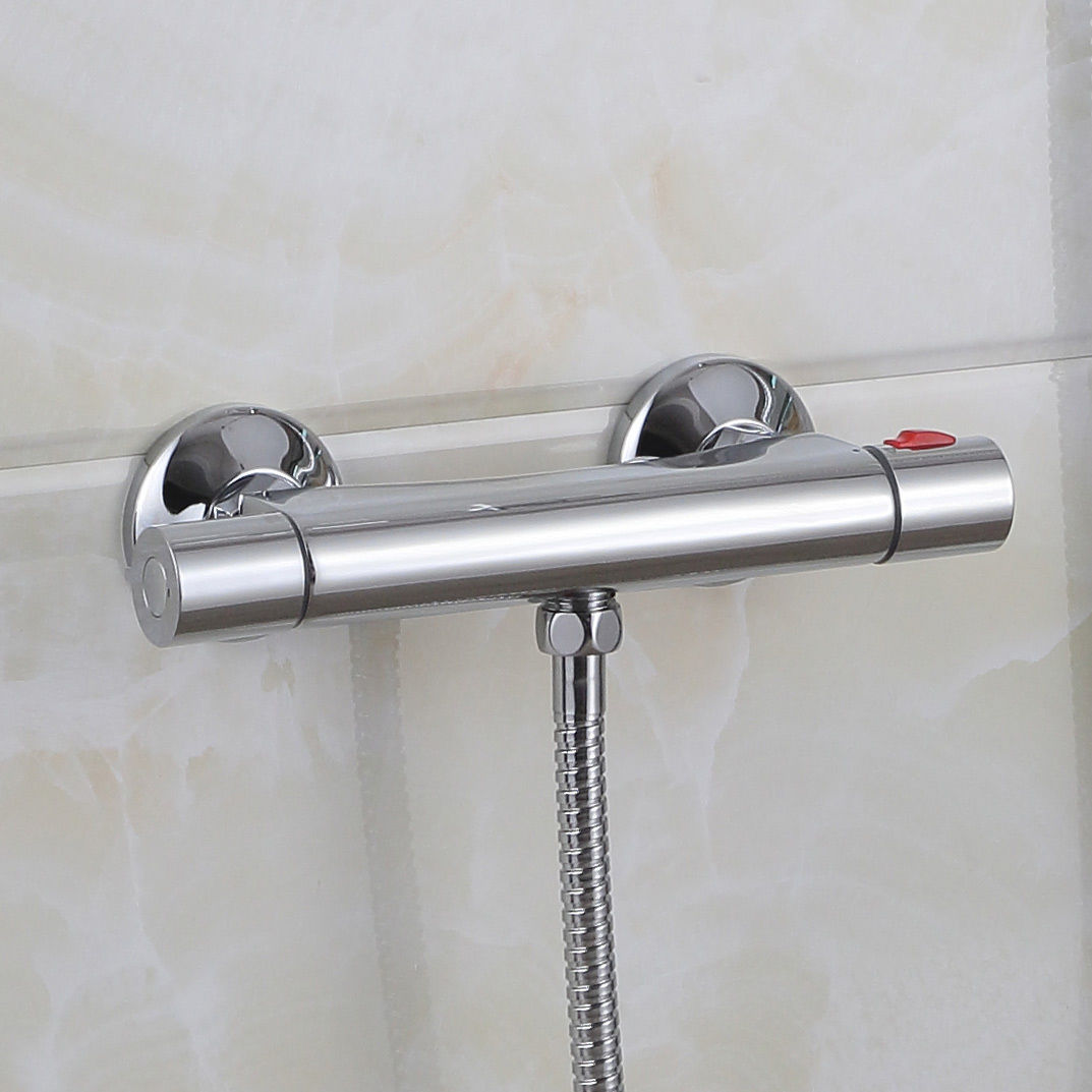 Zeta Round Thermostatic Bar Shower Valve