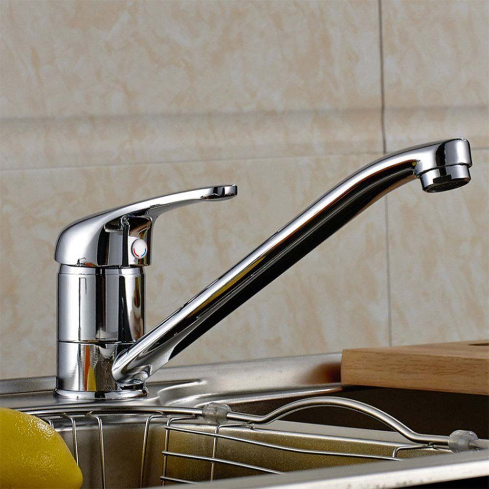 Belingdon Single Lever Kitchen Sink Mixer Tap With Swivel Spout Chrome