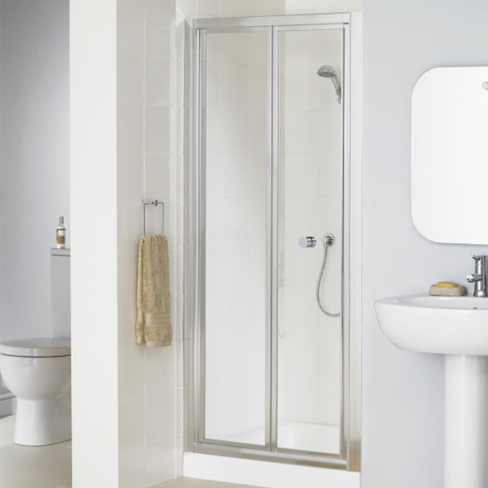 1900 x 760mm Bi-Fold Shower Door