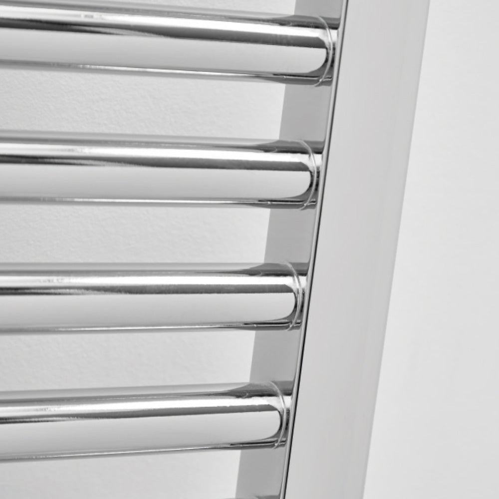 Chrome Straight Bathroom Towel Radiator 1200 x 500 mm