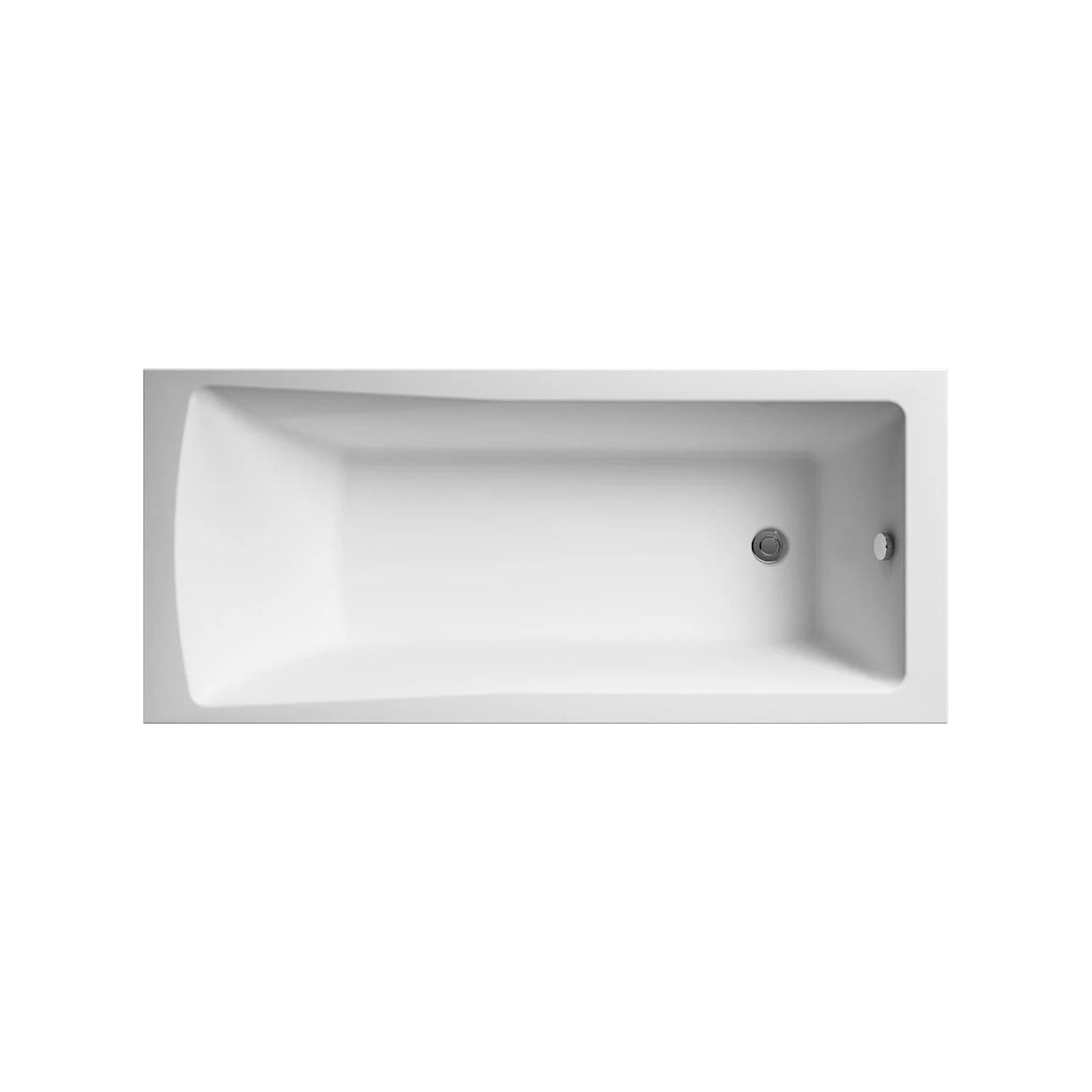 Dylan 1500 x 700mm Square Single Ended Bath with Bath Leg