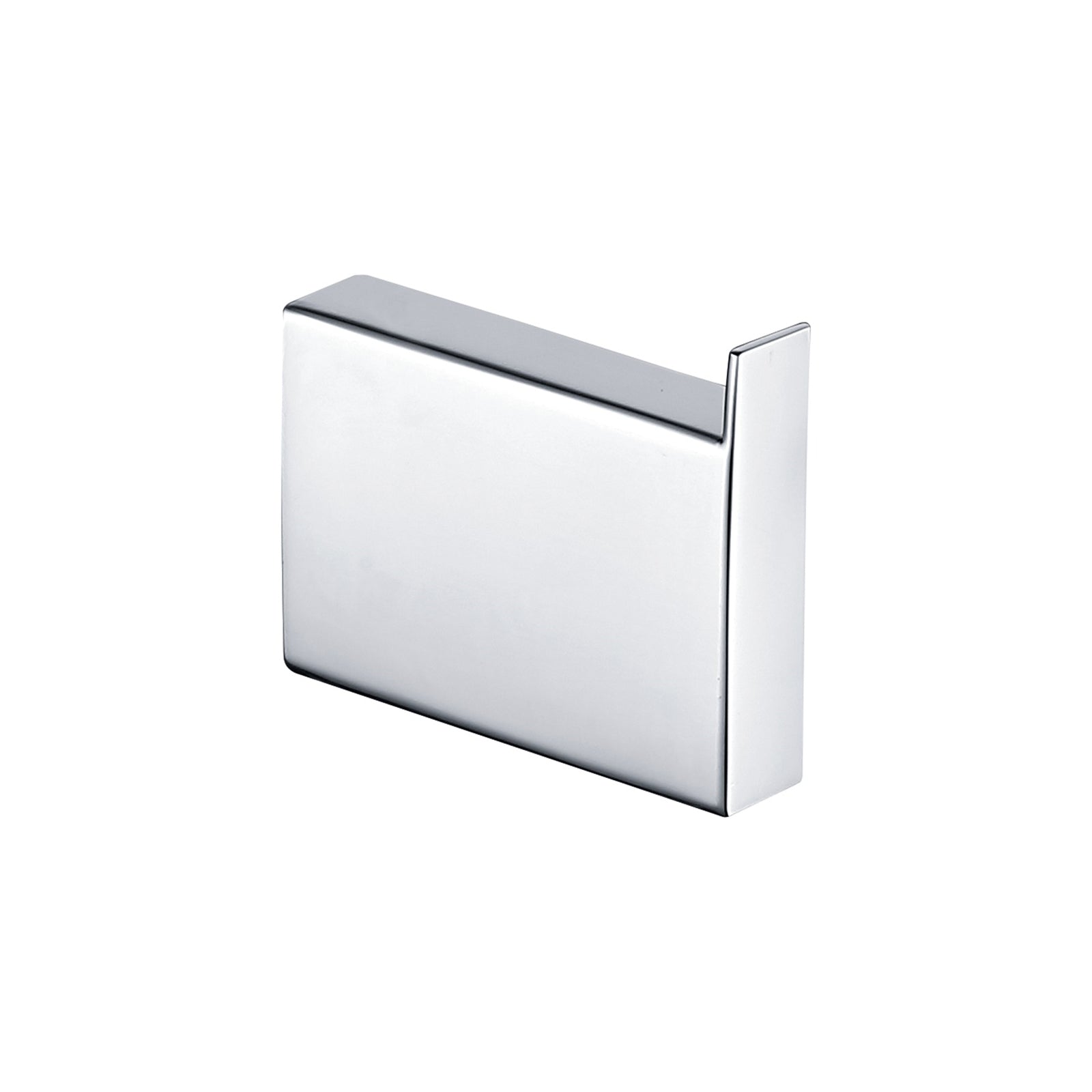 Modern Brass Square Robe Hook CP - Chrome