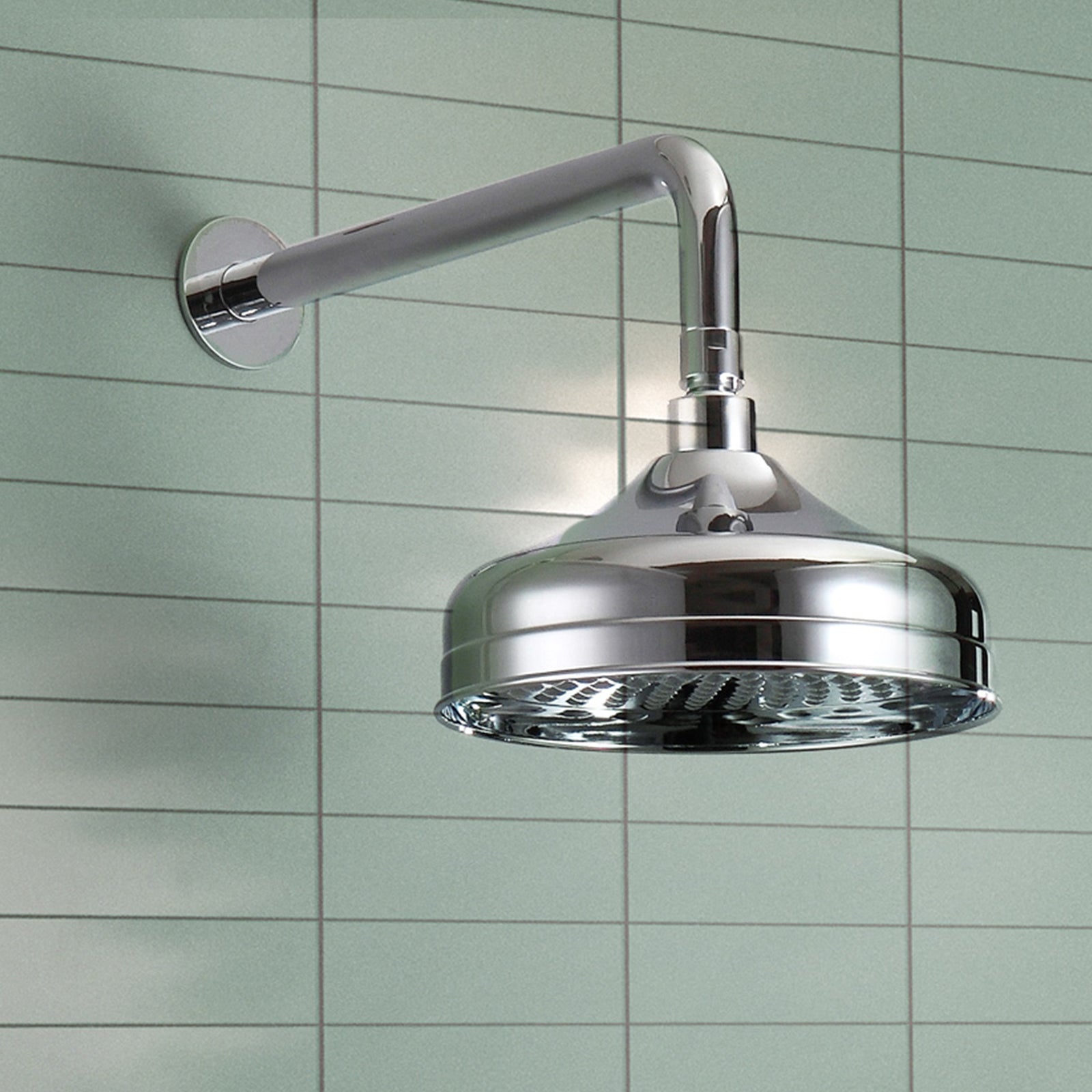 Preston 3 Dial 2 Way Traditional Set - Rail Handset & Shower Head