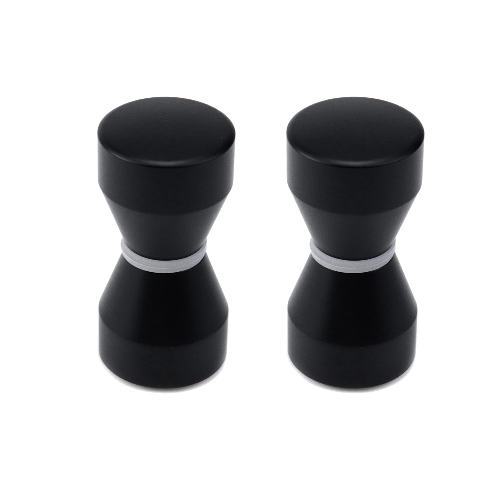 Cone Black Aluminum Shower Door Knob Handle Set Of 2