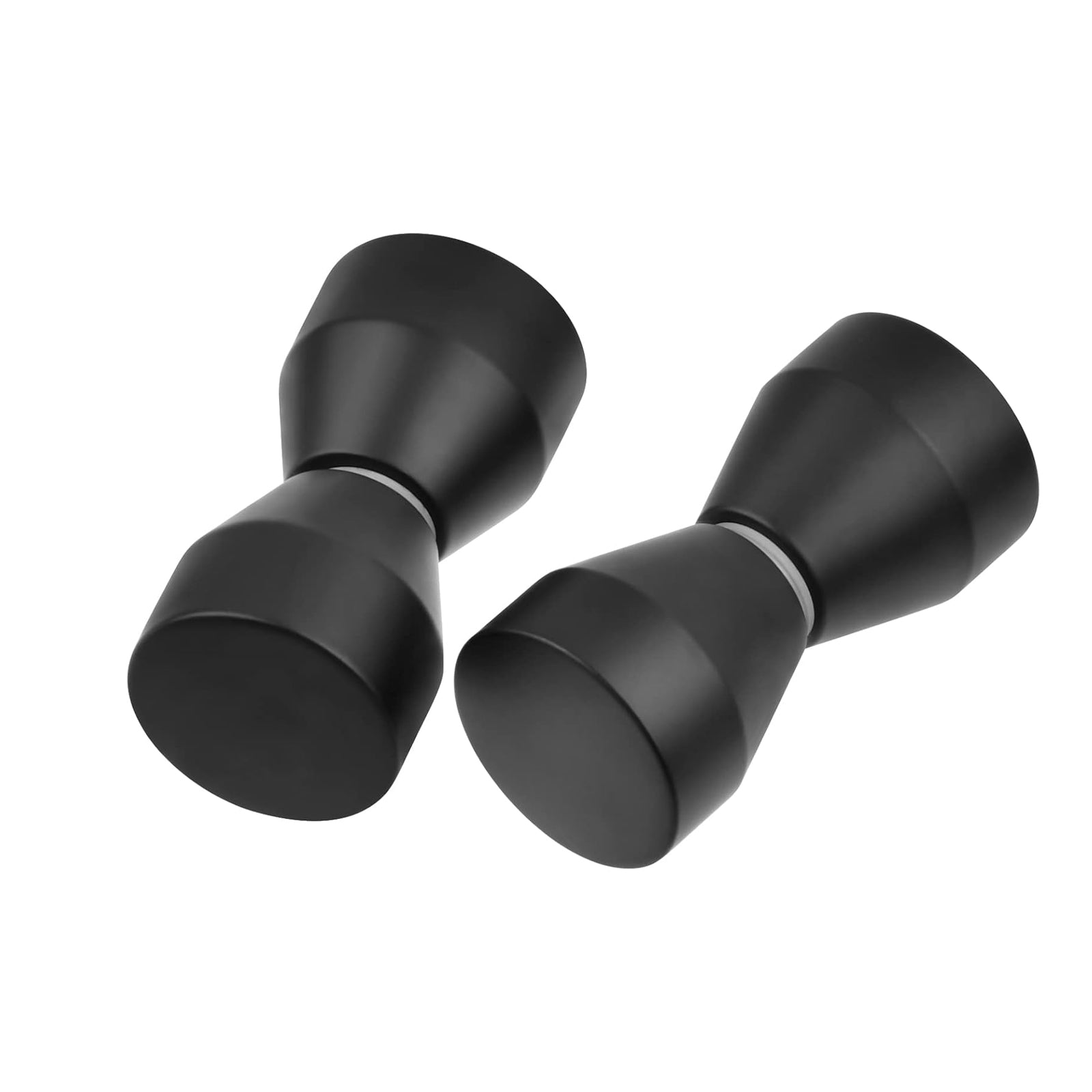 Cone Black Aluminum Shower Door Knob Handle Set Of 2