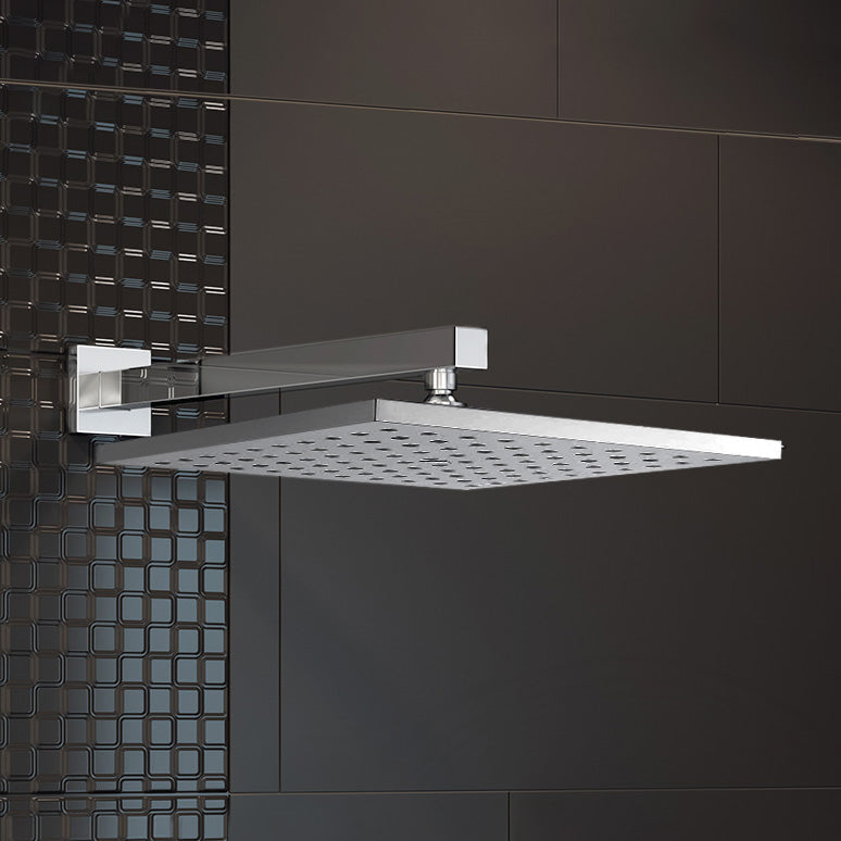 Bath Shower Concealed Thermostatic Mixer Valve Set Square Chrome | Olive