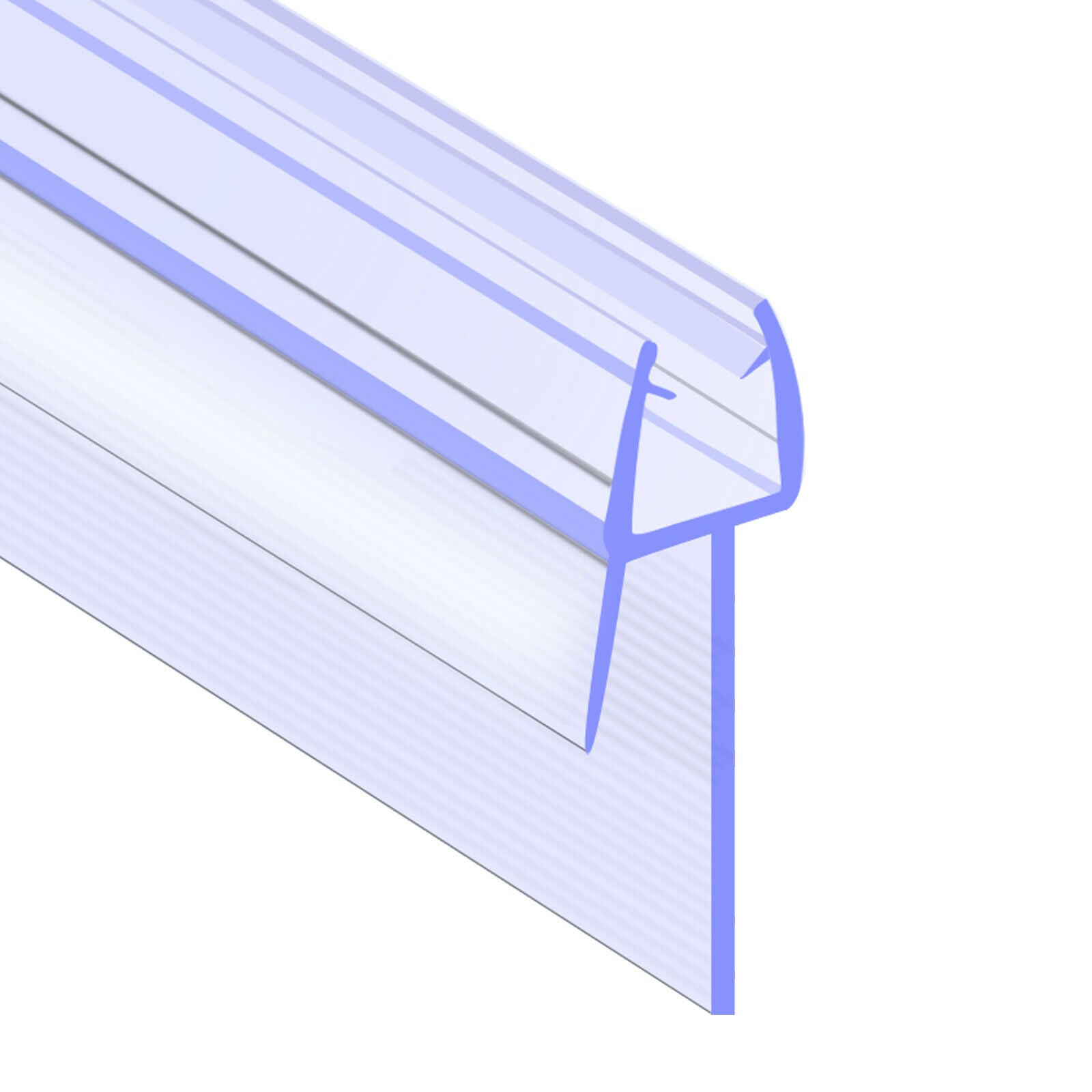 Bath Shower Door Rubber Seal Strip For 6mm Glass Seals Gaps Up To 20mm