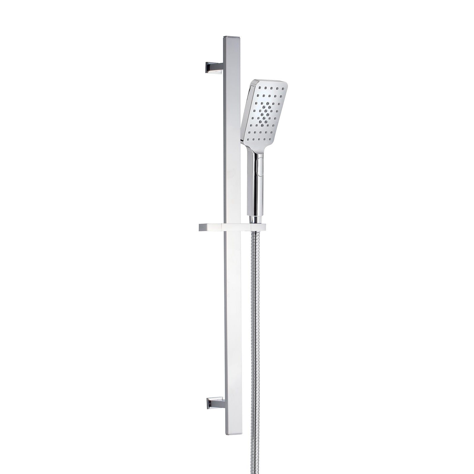 Slider Rail Shower Kit With Brass Handset & Shower Hose