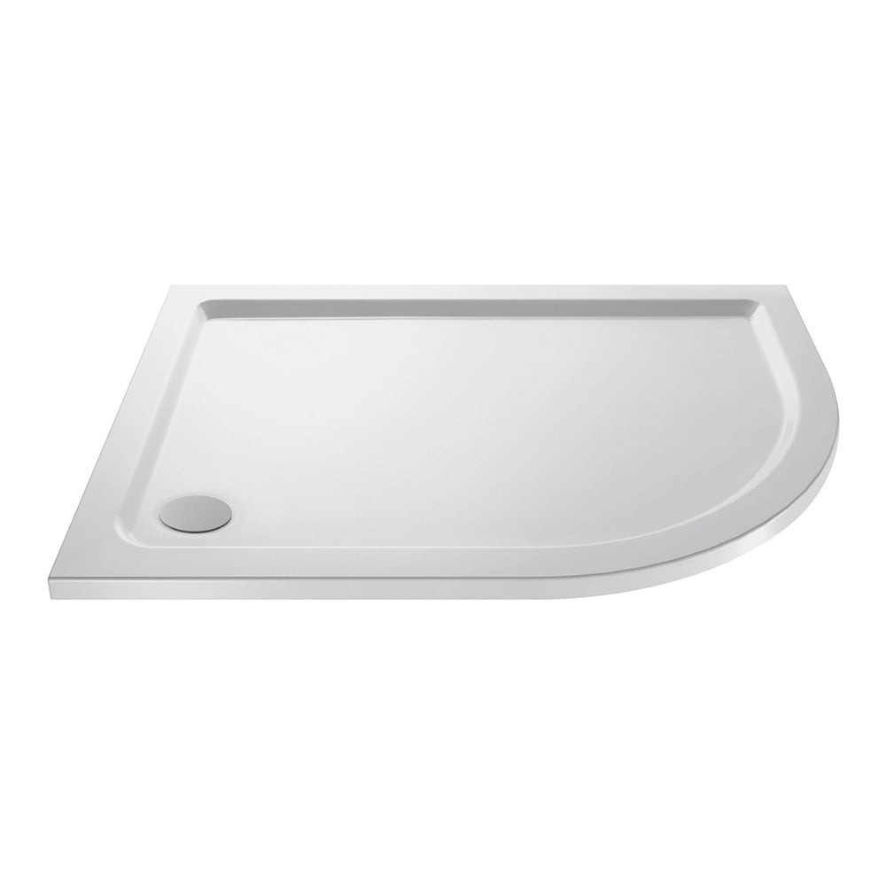 RH 900mm x 760mm Offset Quadrant Shower Tray