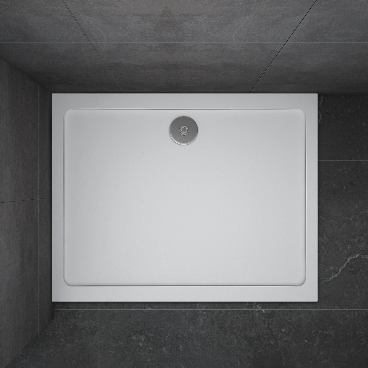 Rio Ultra Slim 1200 x 800mm Rectangular Low Profile Shower Tray