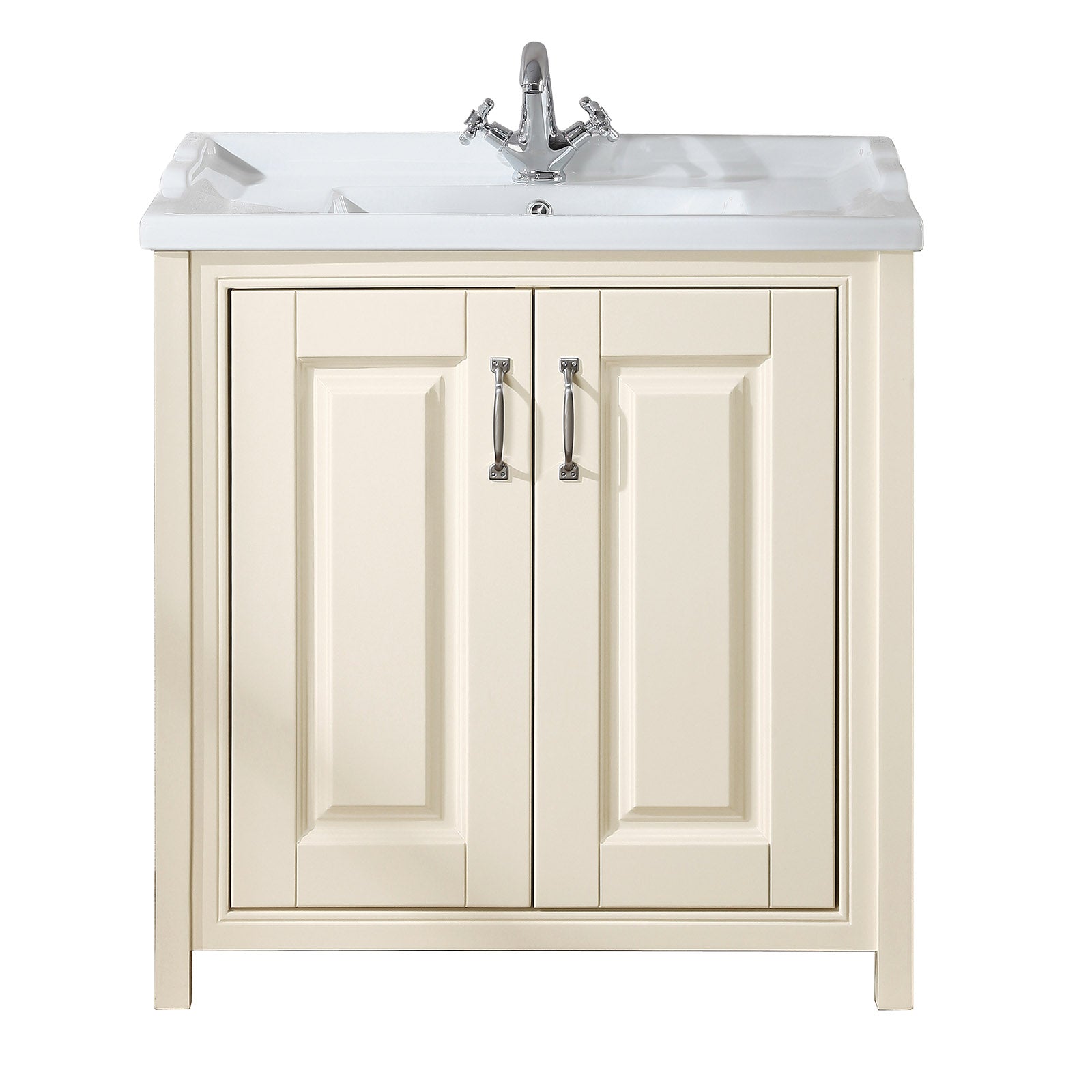 Chiltern 800mm Freestanding Vanity Basin Cabinet Ivory
