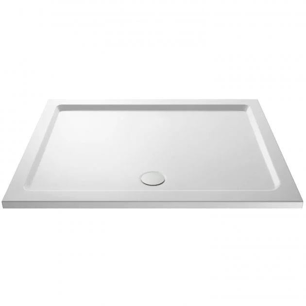 Large Slimline 1400 x 700 Wetroom Rectangle Shower Tray and Low Profile Waste