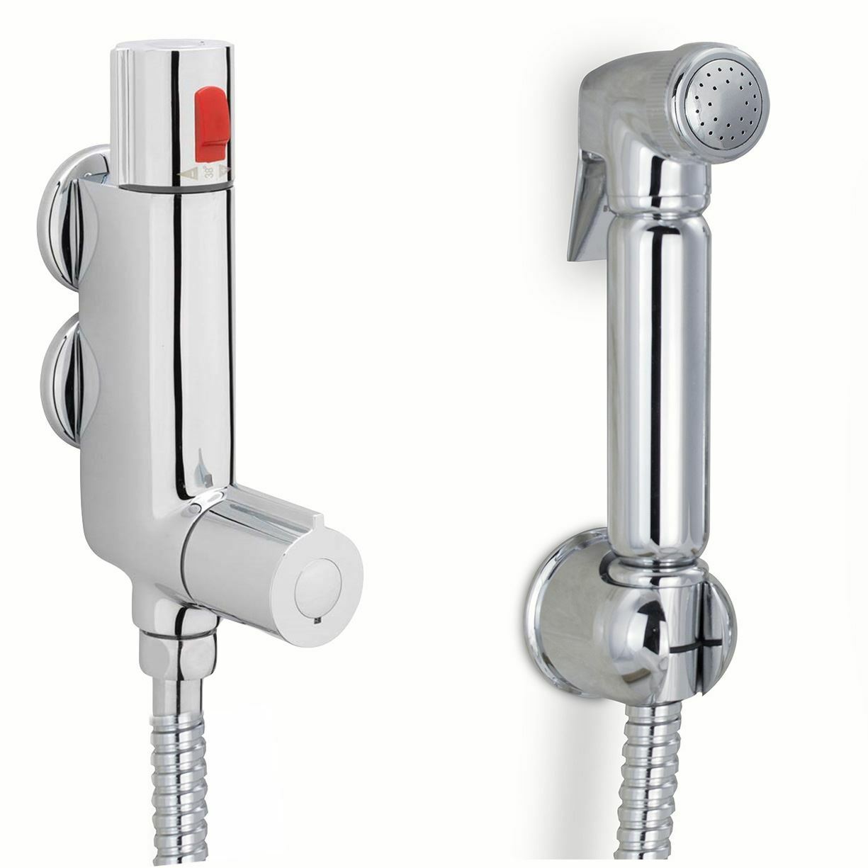 Shattaf Douche Toilet Bidet With Mini Thermostatic Shower Valve Spray