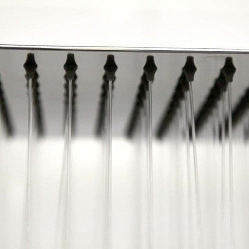 Bathroom Chrome Round Ultra Slim Waterfall Overhead Rainfall Shower Head 200mm