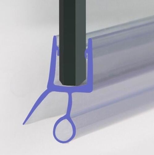 Bath Shower Door Rubber Seal Strip For 6mm Glass Seals Gaps Up To 14 mm