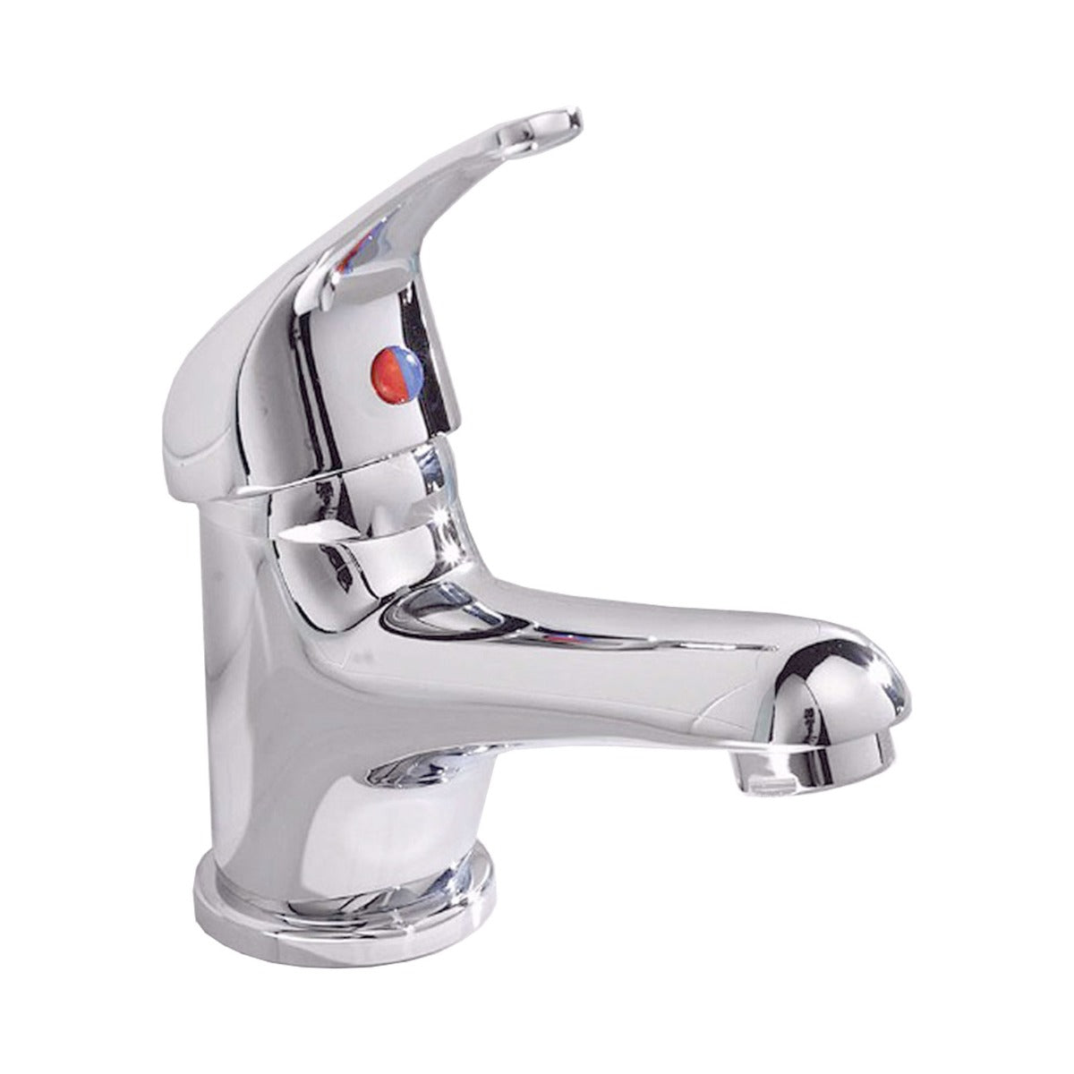 Corner Wall Hung Bathroom 310mm Cloakroom Ceramic Basin Mono Mixer Tap & Waste