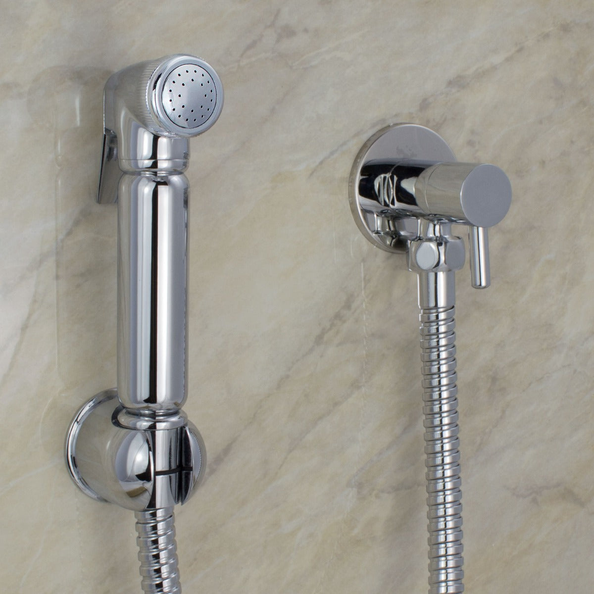 Handheld Bidet Douche Toilet Spray Kit Chrome