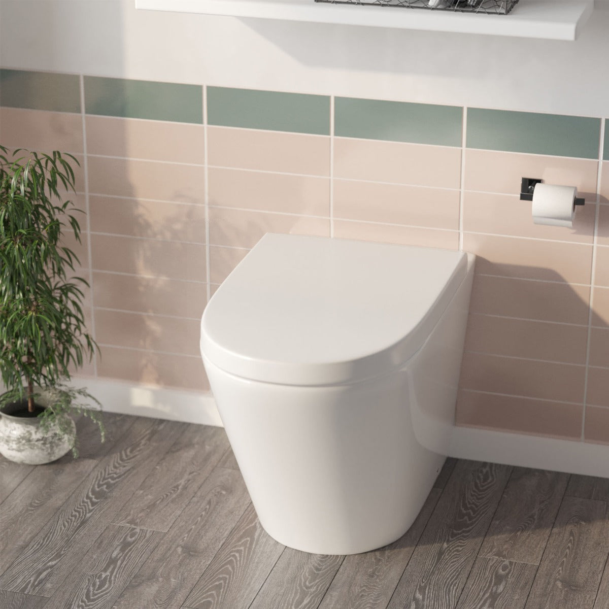 Aric RH 1100mm Flat pack Vanity Basin Unit, WC Unit & Debra Back To Wall Toilet Grey