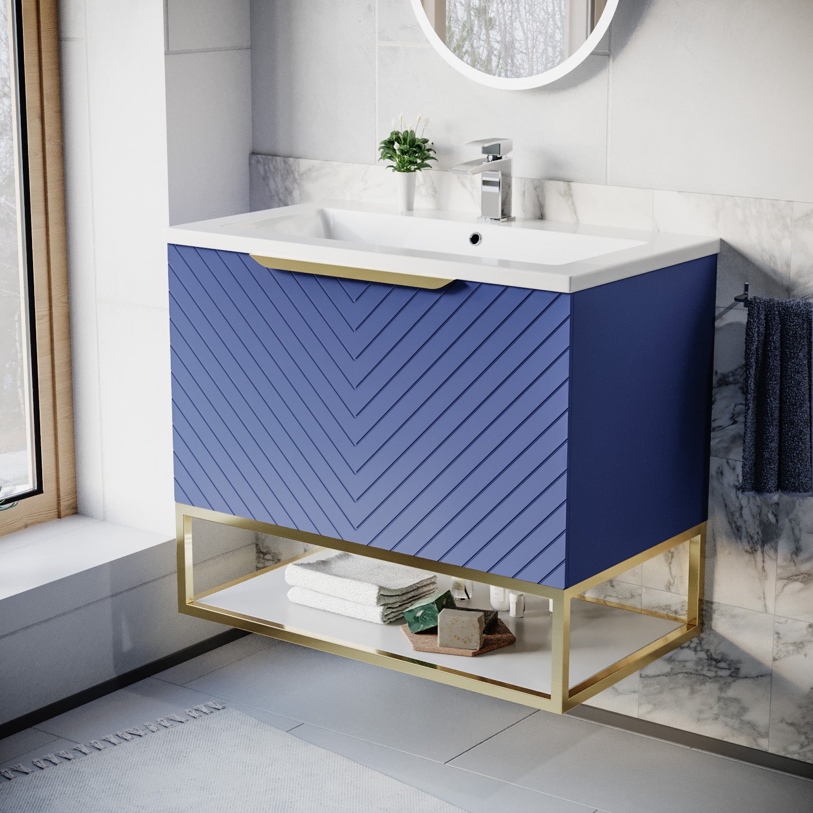 New Arrivals: Roxy Wall-Hung Drawers Basin Vanity