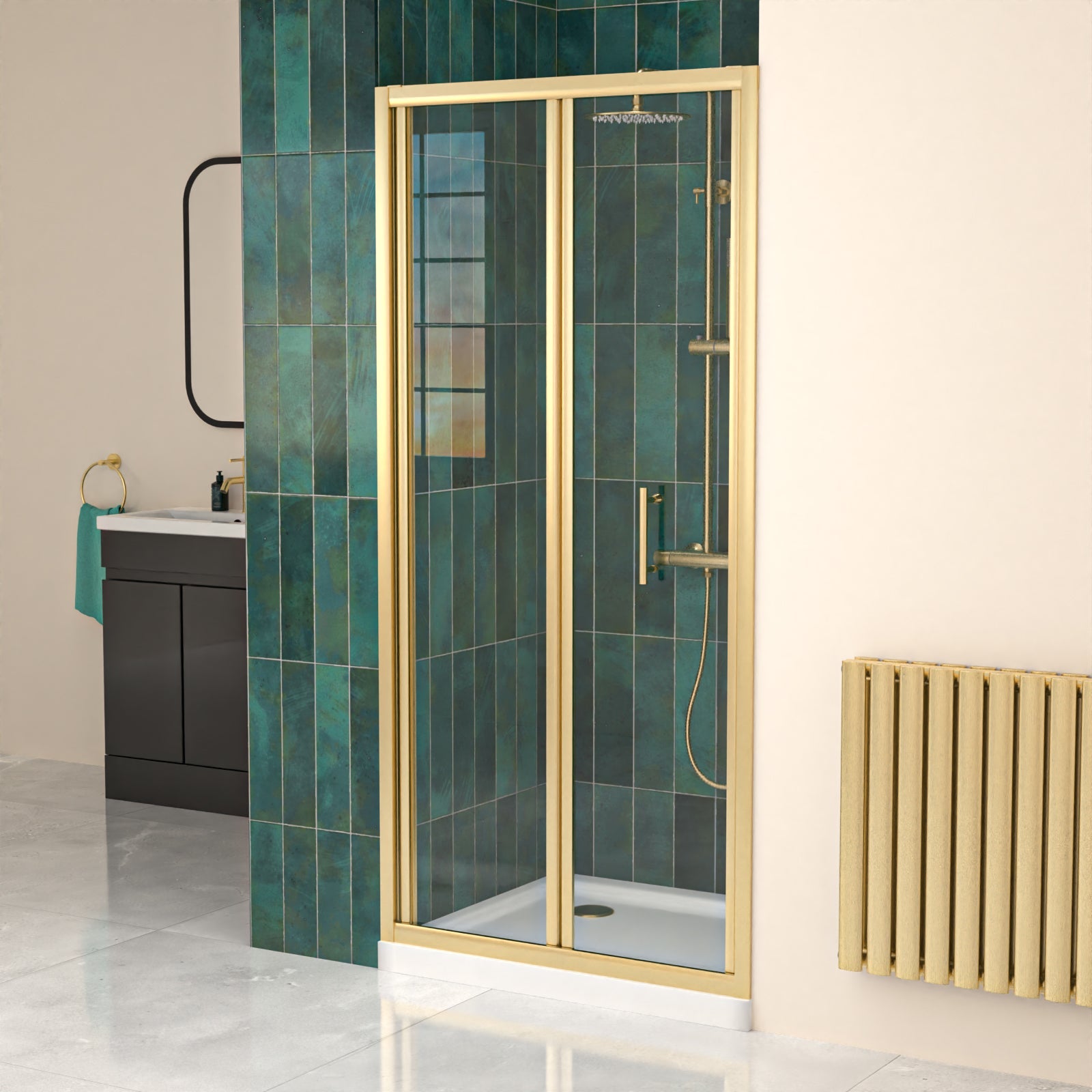 Bi-Fold Shower Enclosure Doors