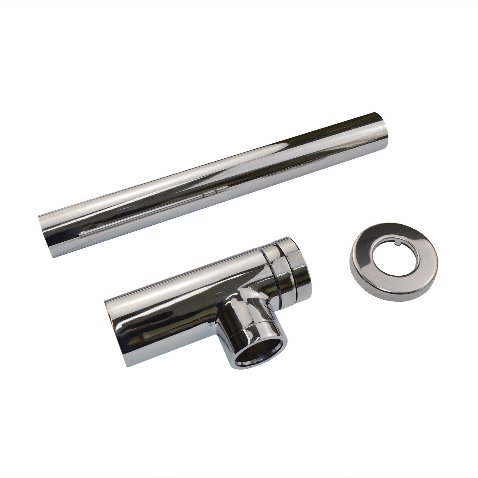 Chrome Bottle Trap and Unslotted Flip Waste for Bathroom Basin Sink