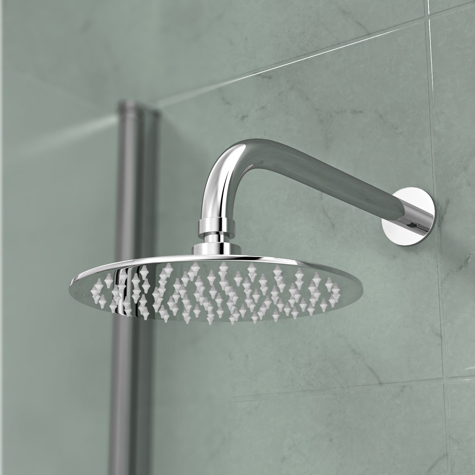 3 Dial 3 Outlet Round Concealed Thermostatic Shower Set
