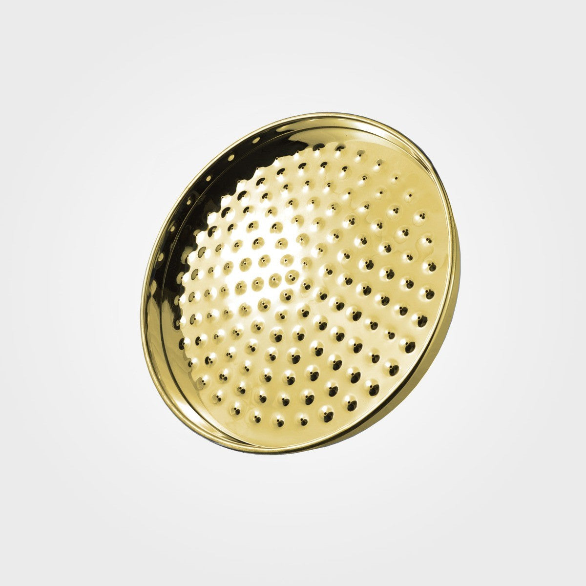 Traditional Exposed Thermostatic Valve, Riser Rail & Round Handset Gold