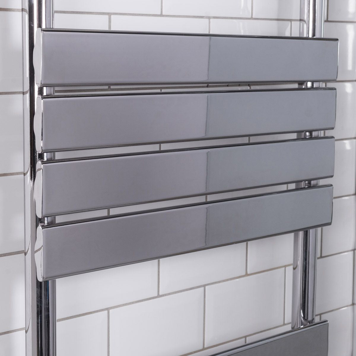 Norden 1600 x 600mm Straight Radiator Towel Rail Chrome