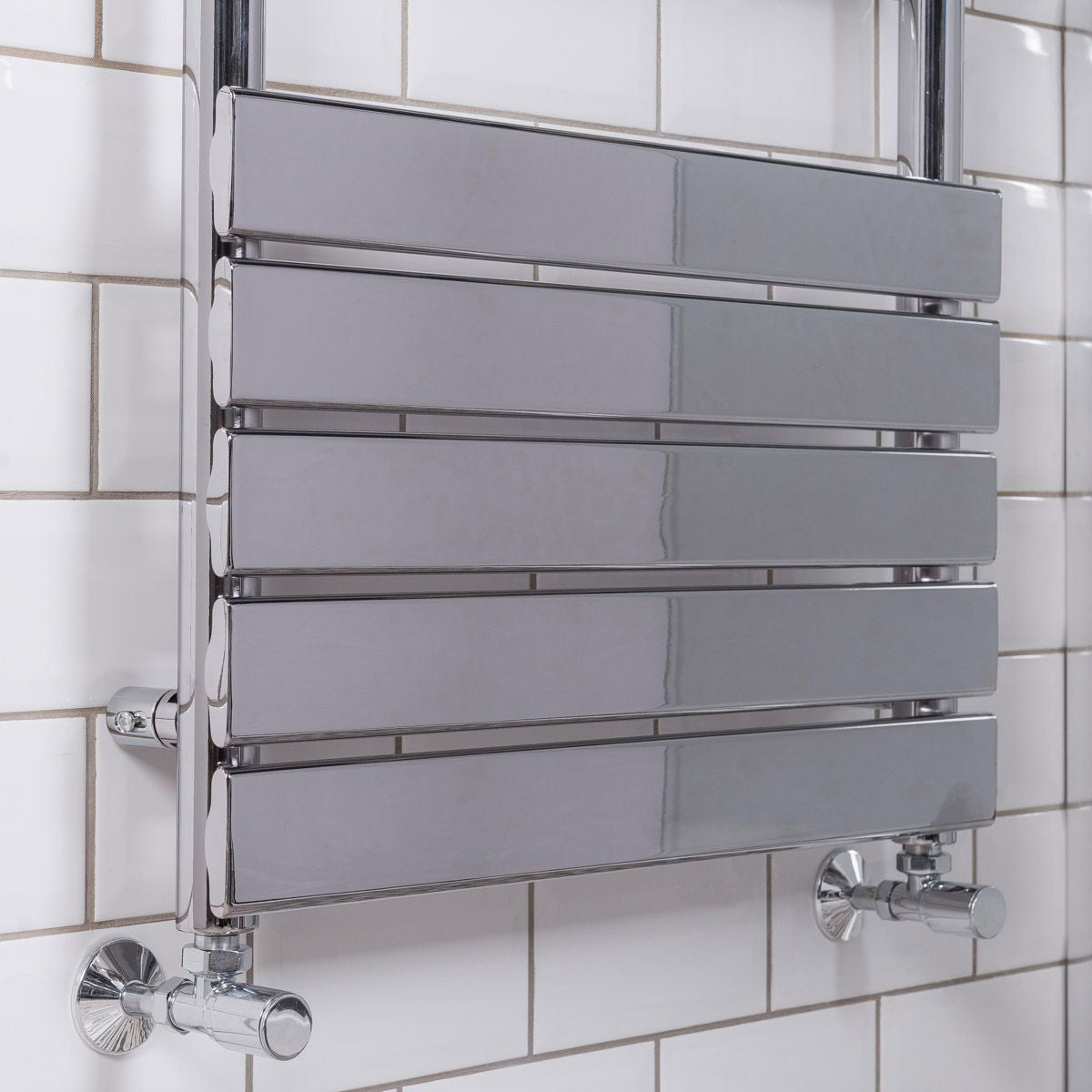 Norden 1600 x 600mm Straight Radiator Towel Rail Chrome