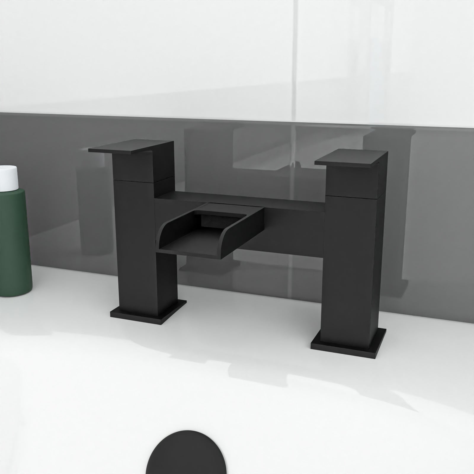 Ellen Bath With Screen Vanity Unit & Close Coupled Toilet Tap Set