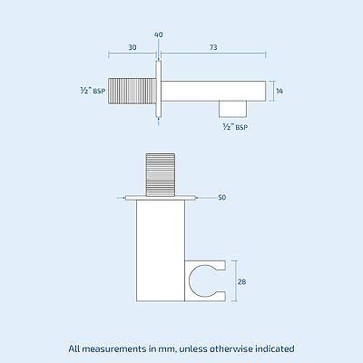 Olive 3 Way Square Concealed Thermostatic Mixer Valve Hand Held Body Jet Shower